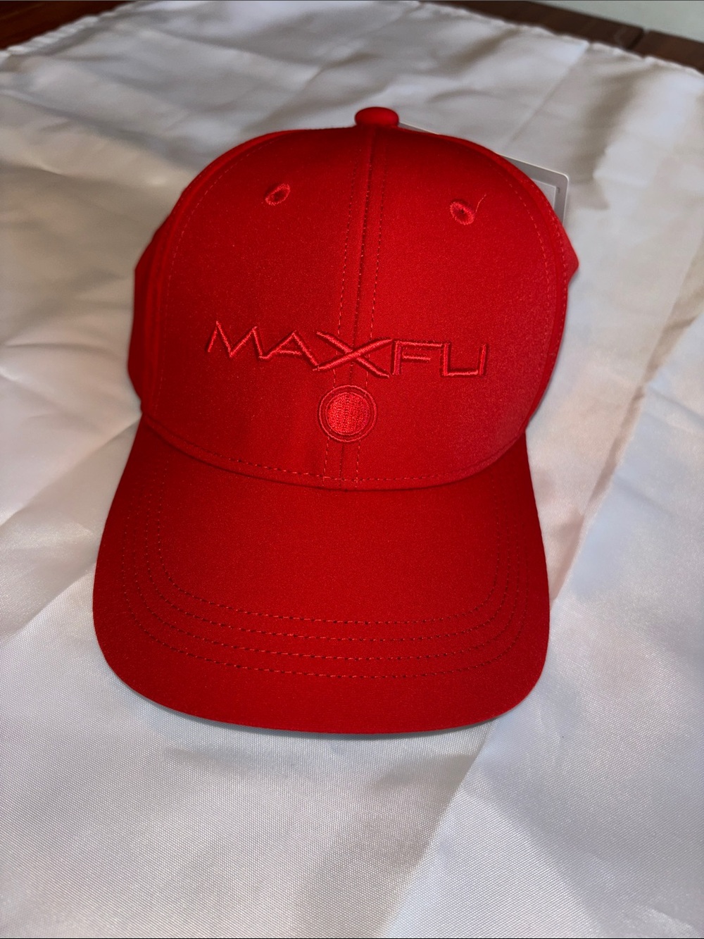 MAXFU Red Baseball Cap for Men